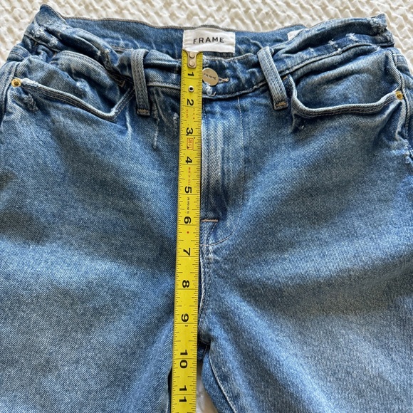 FRAME Le High Skinny Crop Jeans, Clarin, Rips Size 27 - Picture 15 of 16